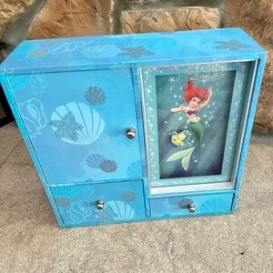 RARE Little Mermaid Music JEWELRY BOX MAGICAL MOVEMENT Disney Princess Ariel